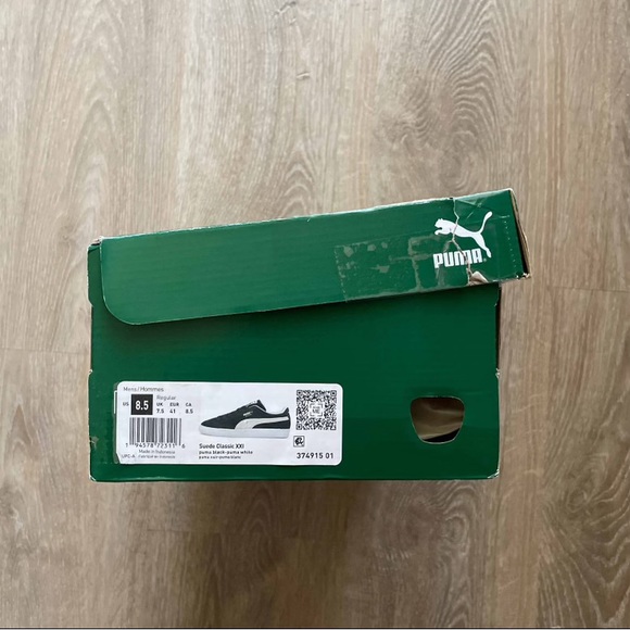 PUMA; SUEDE CLASSIC ‘BLACK WHITE’ (2021) - Picture 7 of 8